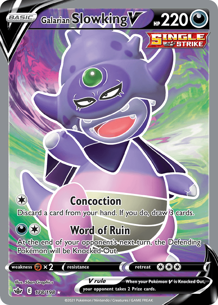Galarian Slowking V: Chilling Reign