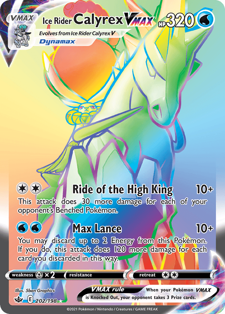 Ice Rider Calyrex VMAX: Chilling Reign