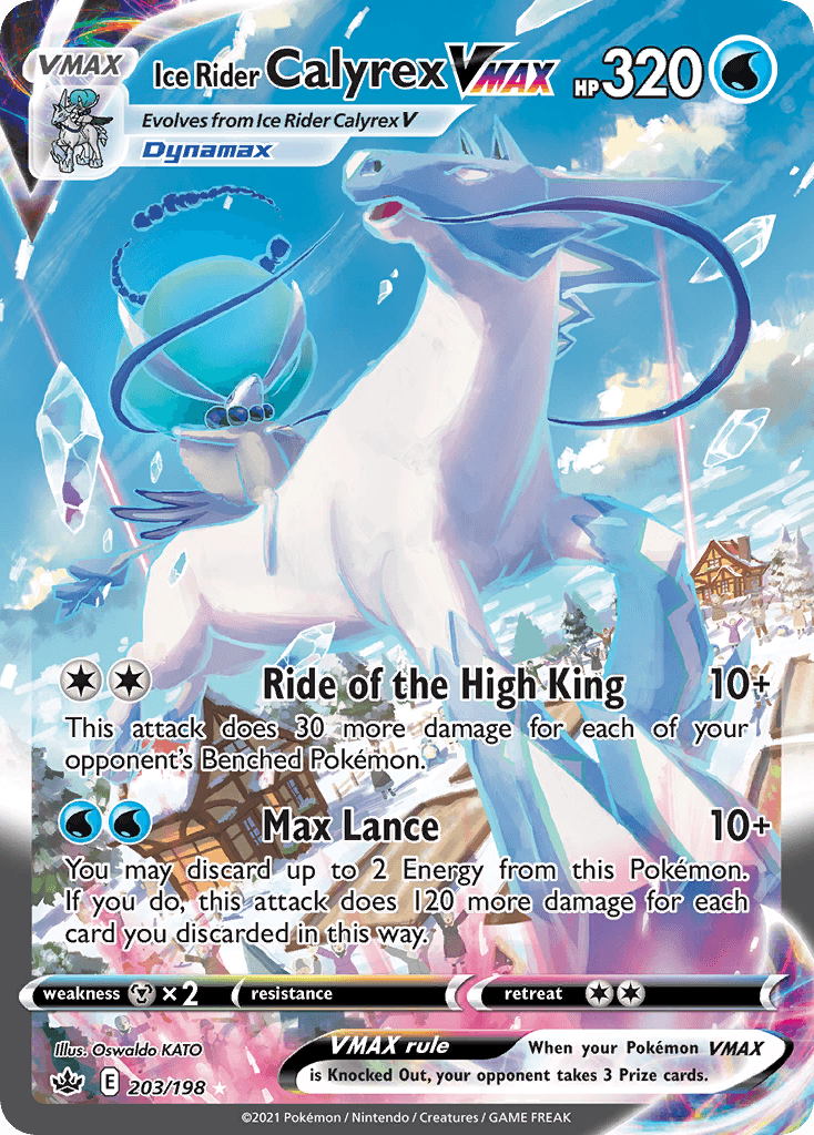 Ice Rider Calyrex VMAX: Chilling Reign