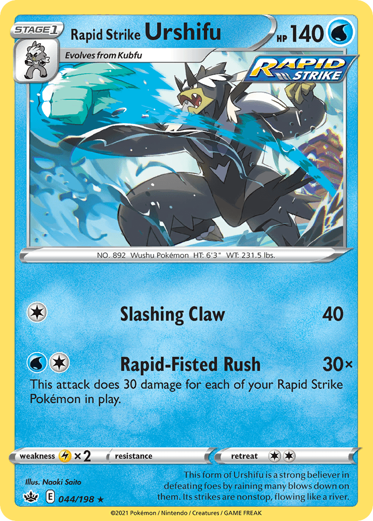 Rapid Strike Urshifu: Chilling Reign