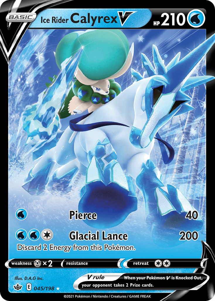 Ice Rider Calyrex V: Chilling Reign