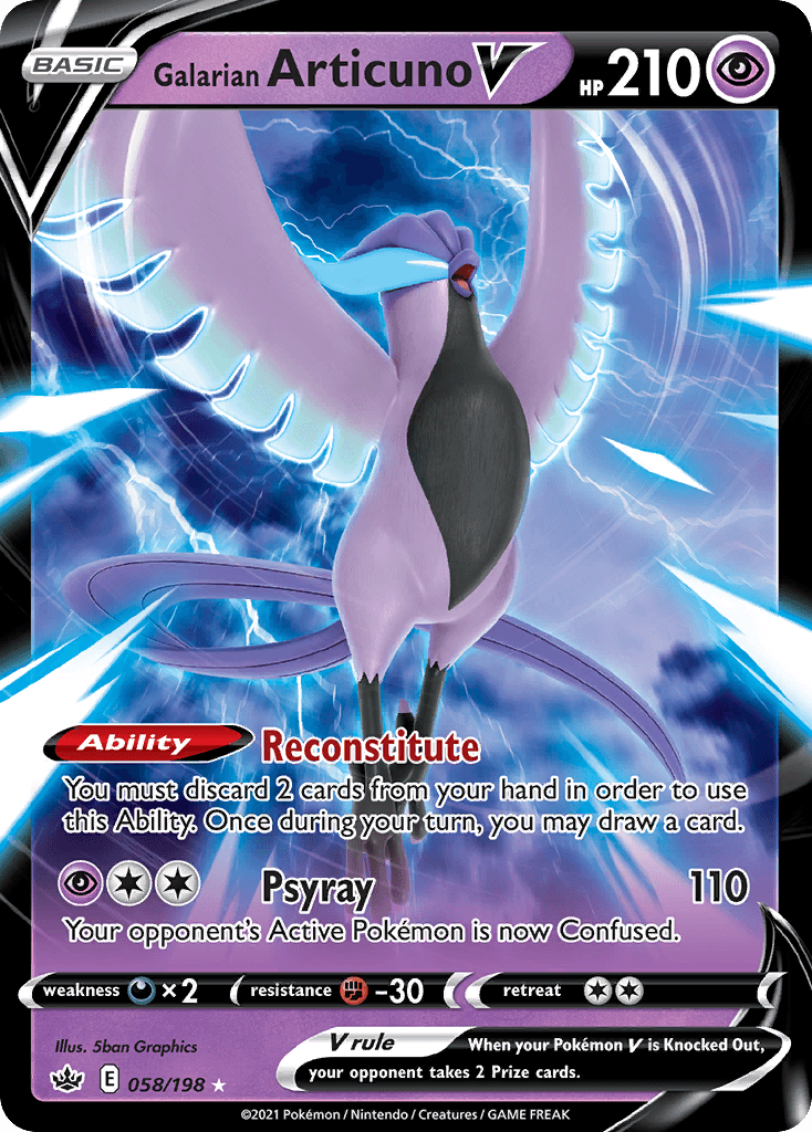 Galarian Articuno V: Chilling Reign
