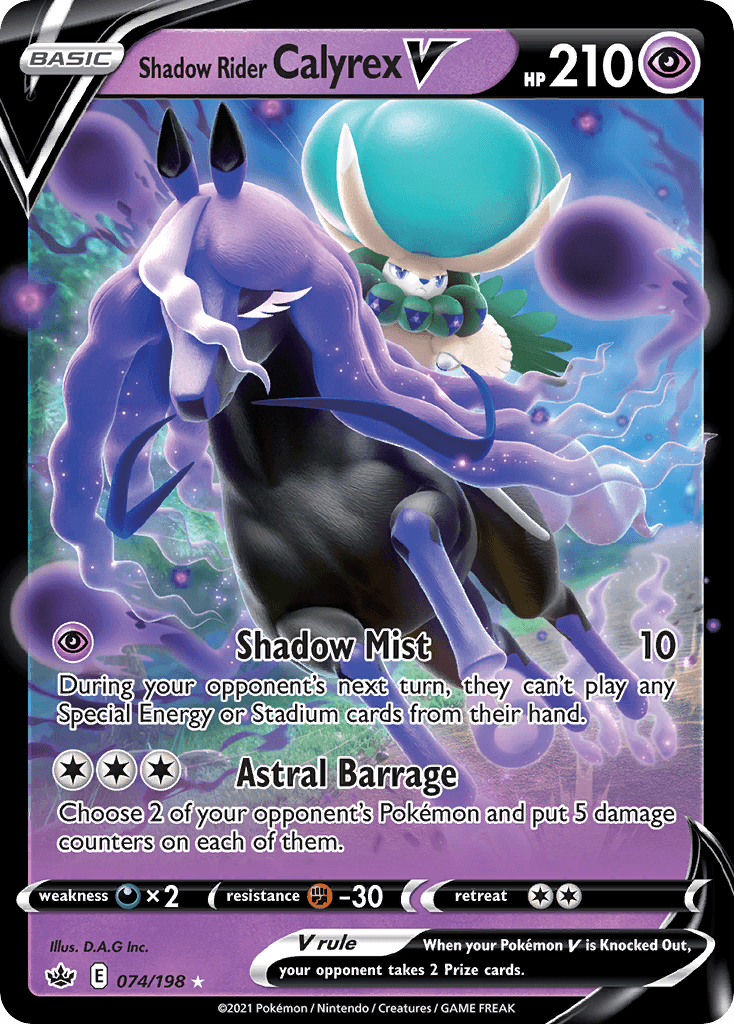 Shadow Rider Calyrex V: Chilling Reign