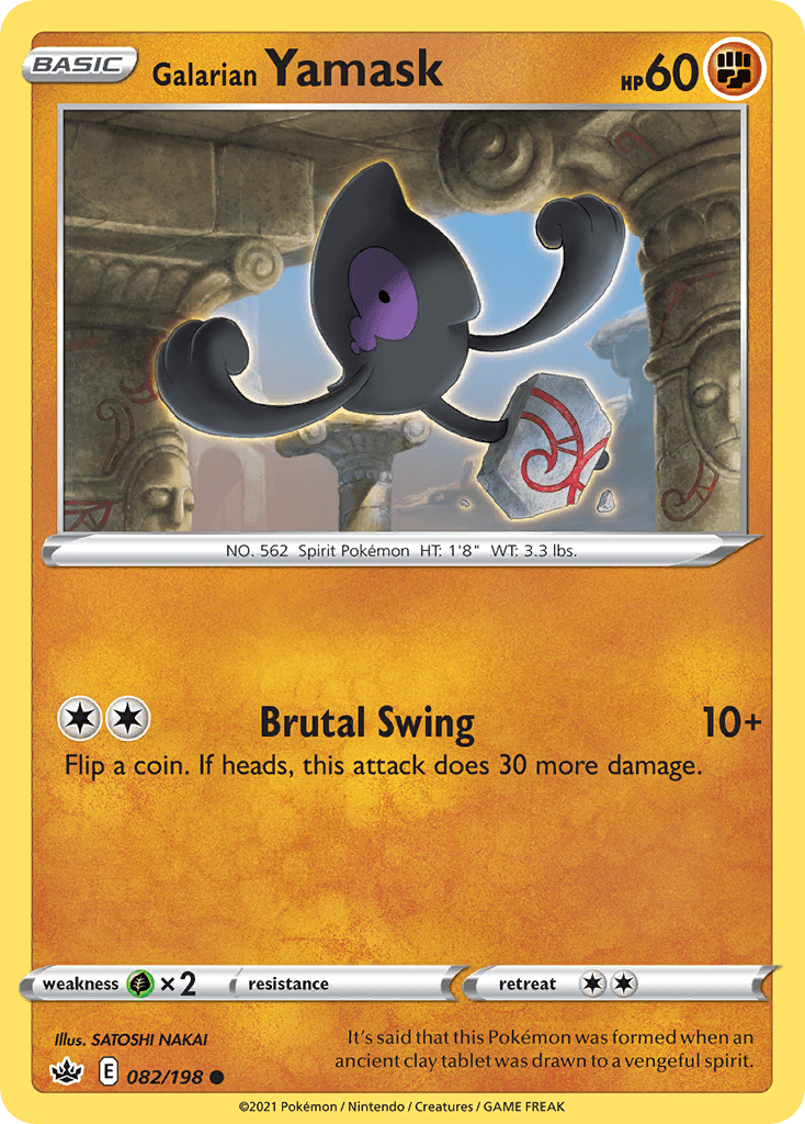 Galarian Yamask: Chilling Reign