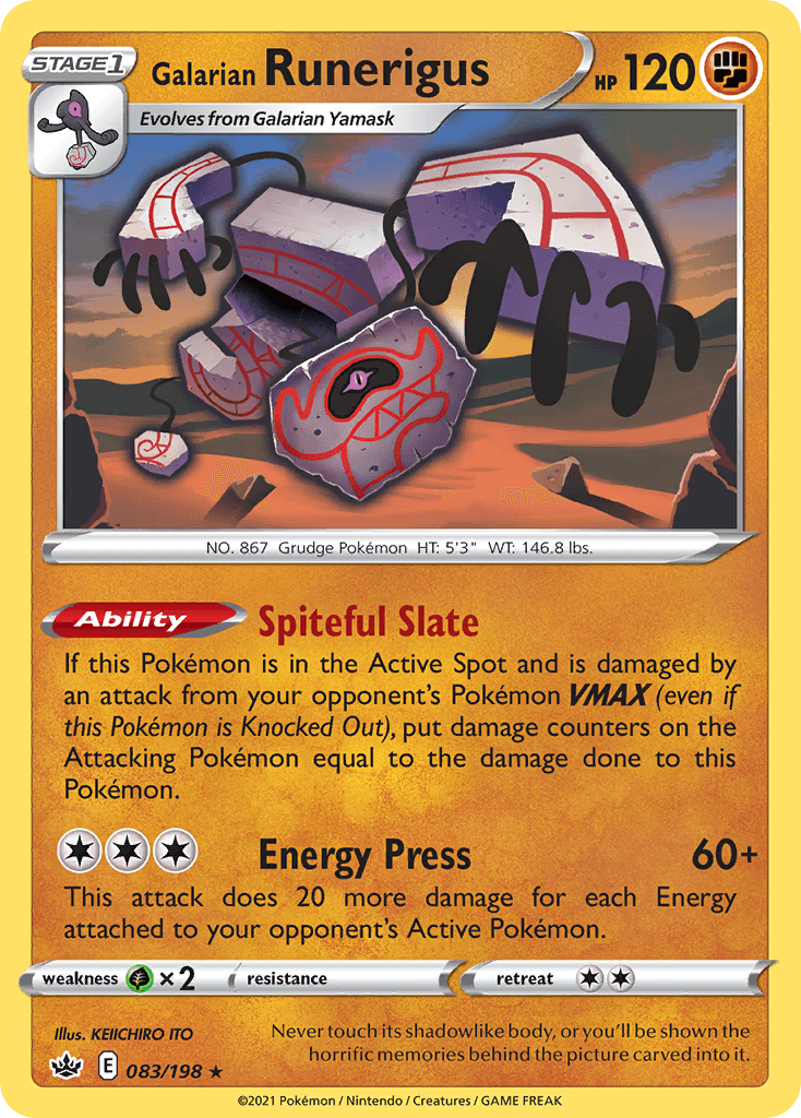 Galarian Runerigus: Chilling Reign