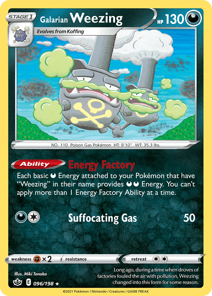 Galarian Weezing: Chilling Reign