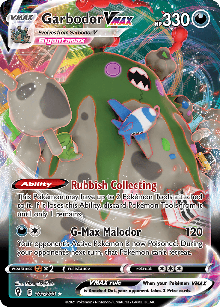 Garbodor VMAX: Evolving Skies