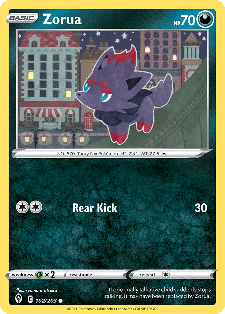 Zorua: Evolving Skies