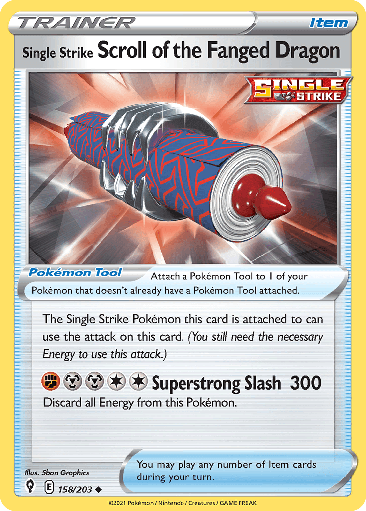 Single Strike Scroll of the Fanged Dragon: Evolving Skies