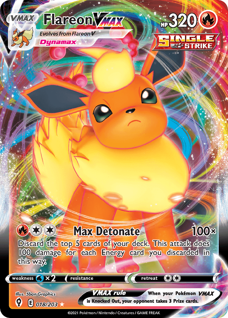 Flareon VMAX: Evolving Skies