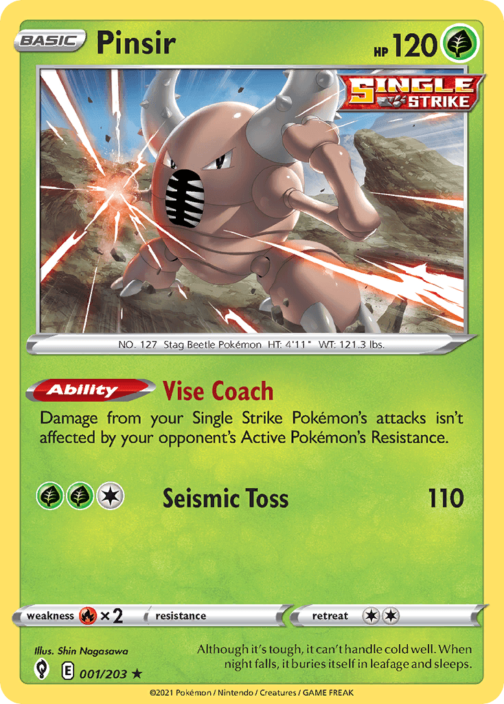 Pinsir: Evolving Skies