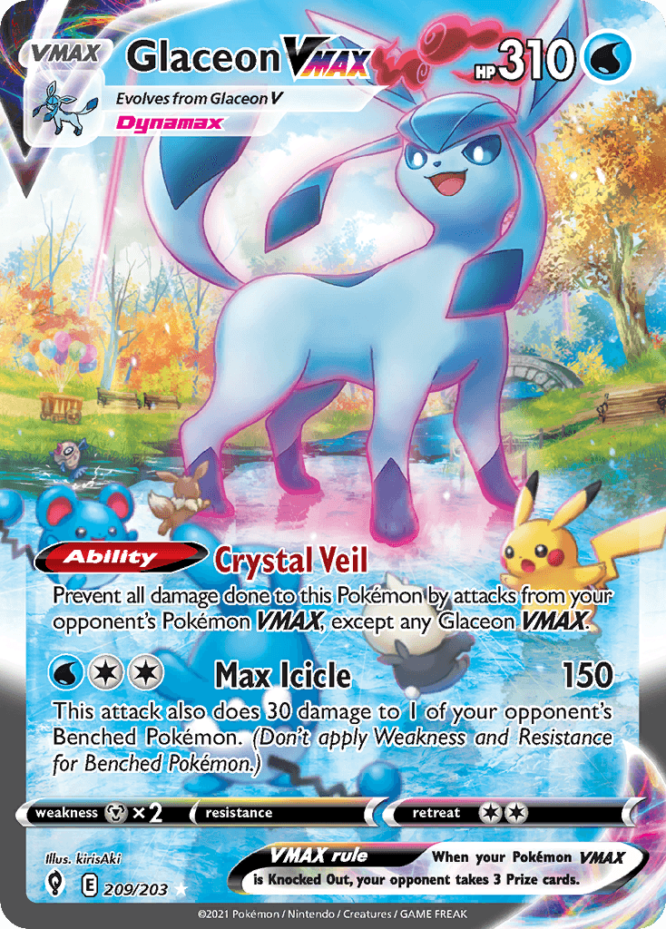 Glaceon VMAX: Evolving Skies