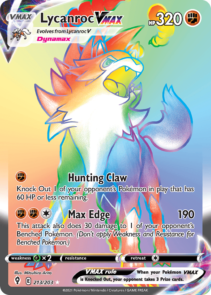 Lycanroc VMAX: Evolving Skies