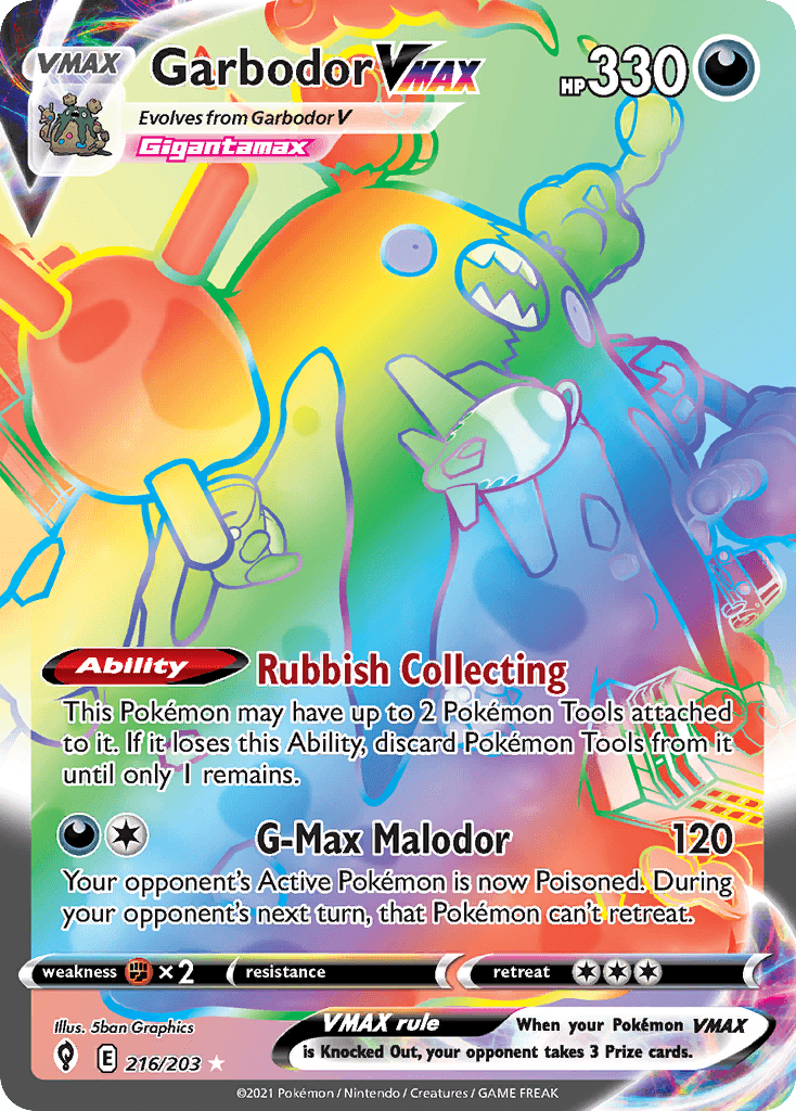 Garbodor VMAX: Evolving Skies