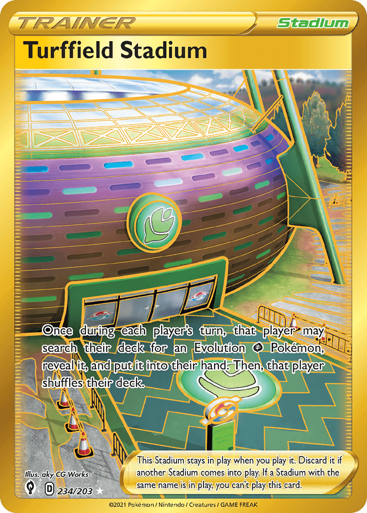 Turffield Stadium: Evolving Skies