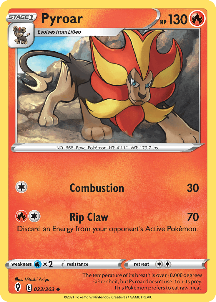 Pyroar: Evolving Skies