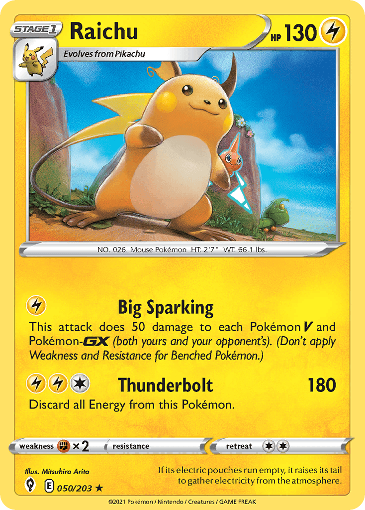 Raichu: Evolving Skies