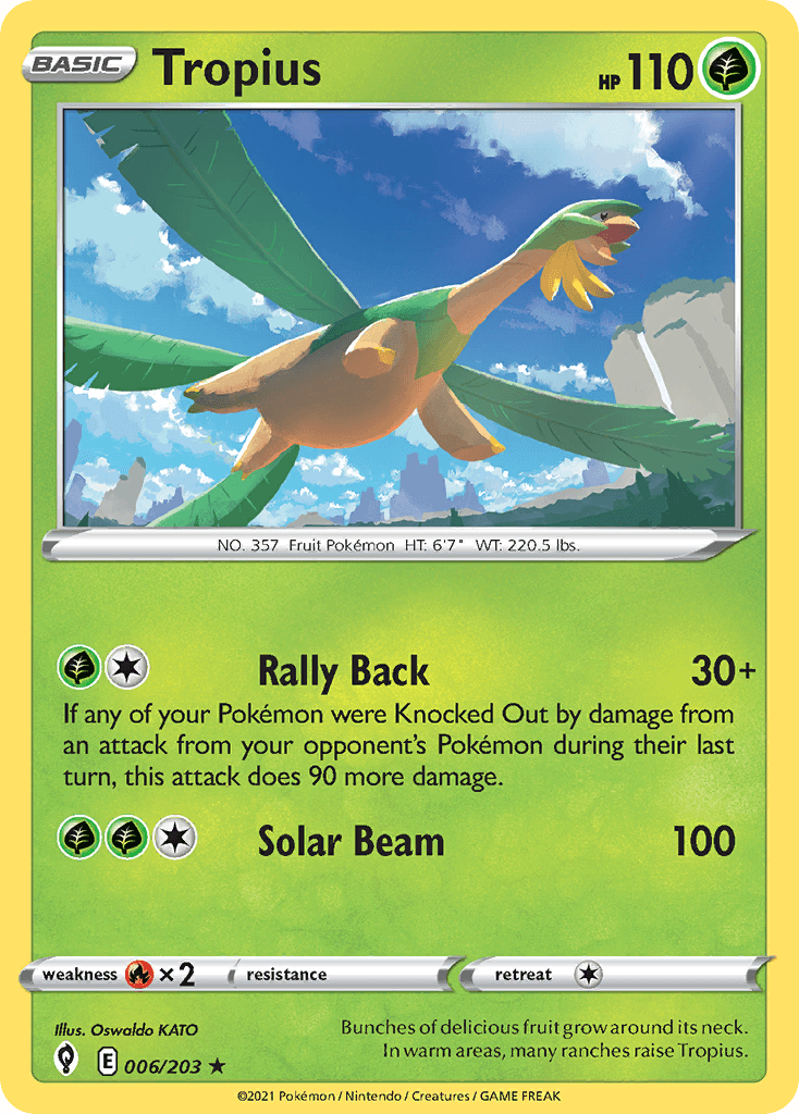 Tropius: Evolving Skies