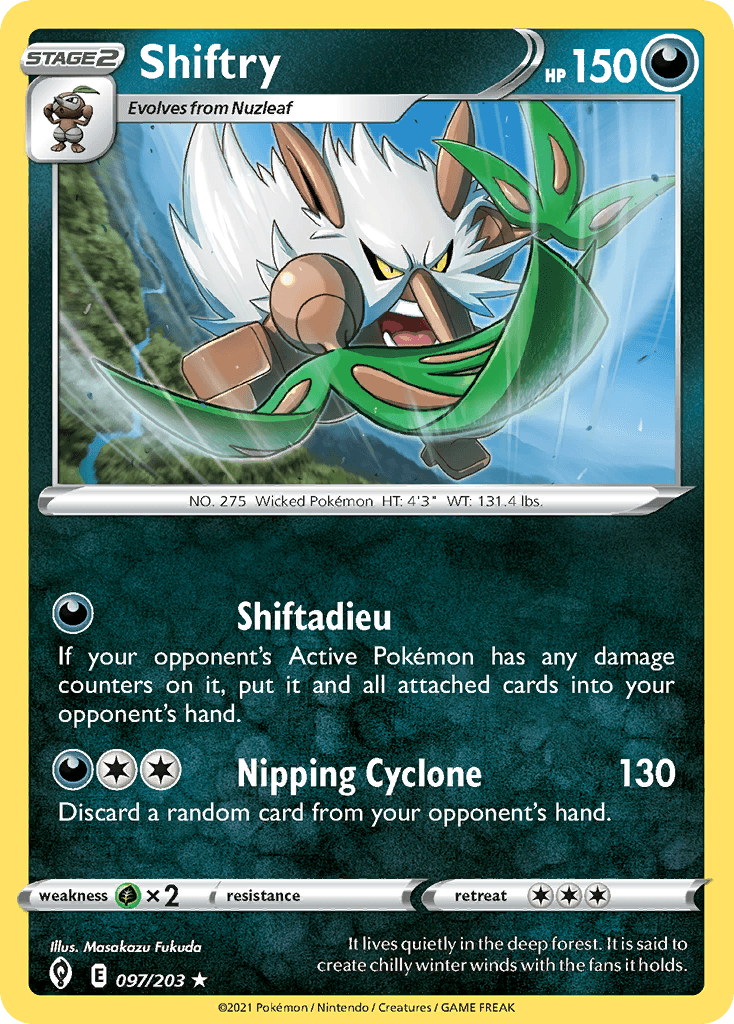 Shiftry: Evolving Skies