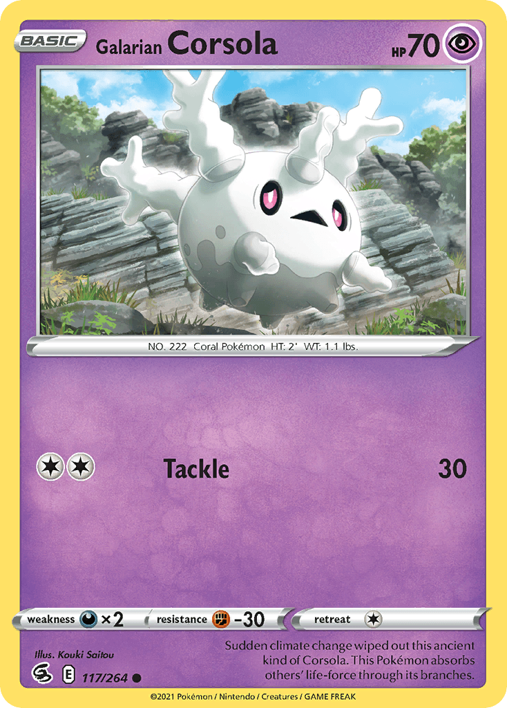 Galarian Corsola: Fusion Strike
