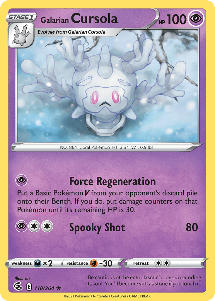 Galarian Cursola: Fusion Strike