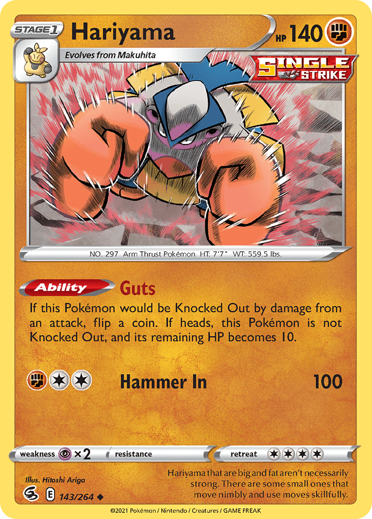 Hariyama: Fusion Strike
