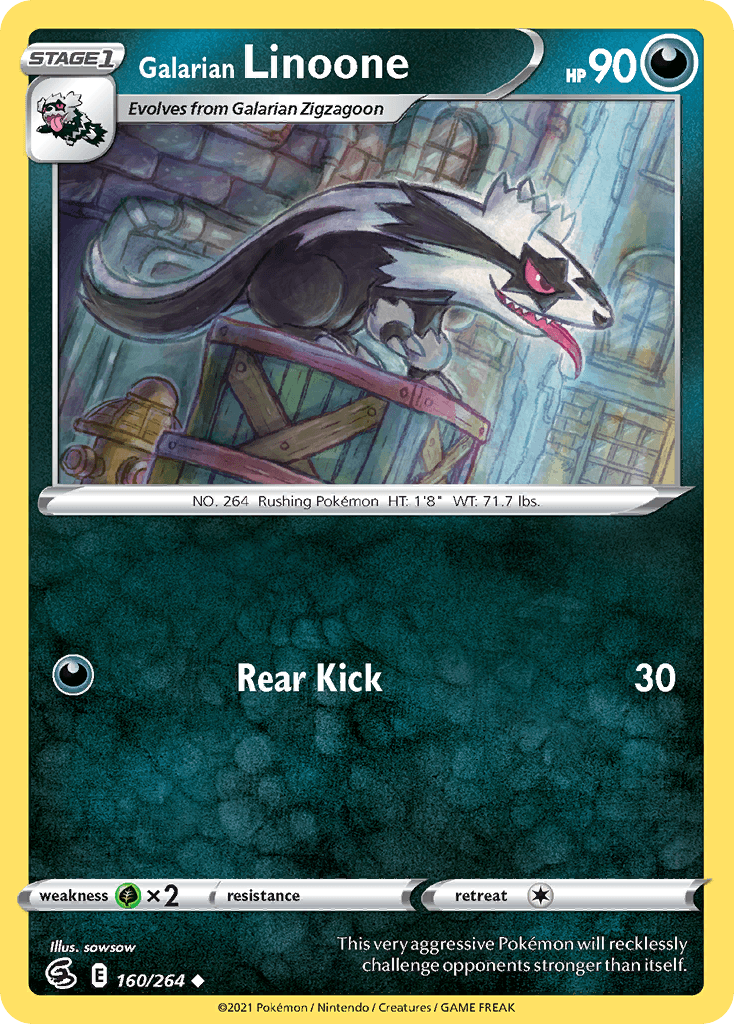Galarian Linoone: Fusion Strike