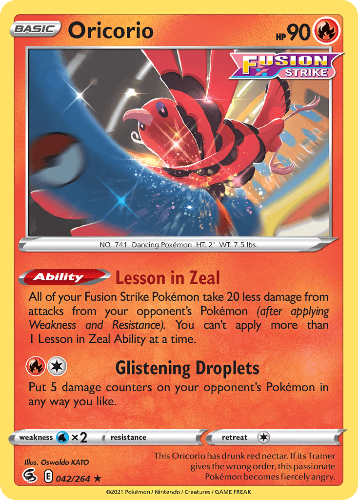 Oricorio: Fusion Strike