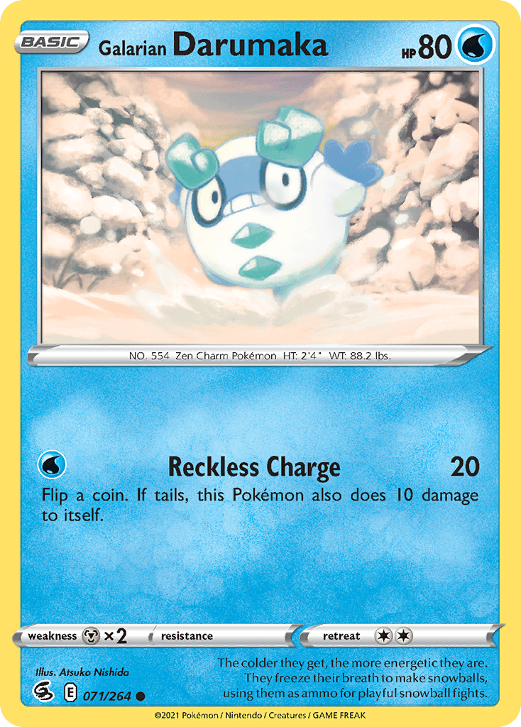 Galarian Darumaka: Fusion Strike