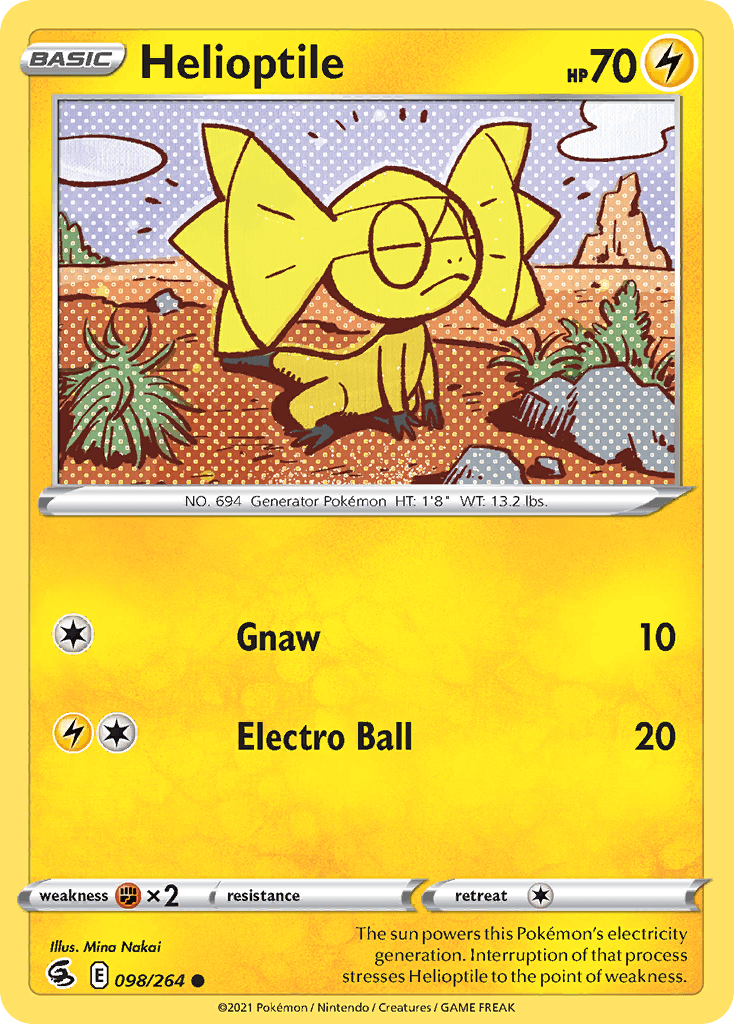 Helioptile: Fusion Strike