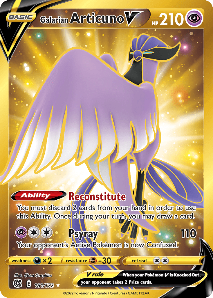 Galarian Articuno V: Brilliant Stars