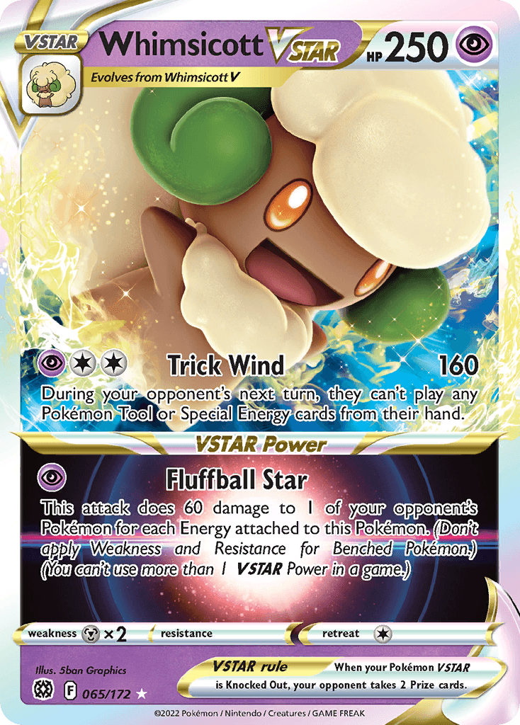 Whimsicott VSTAR: Brilliant Stars