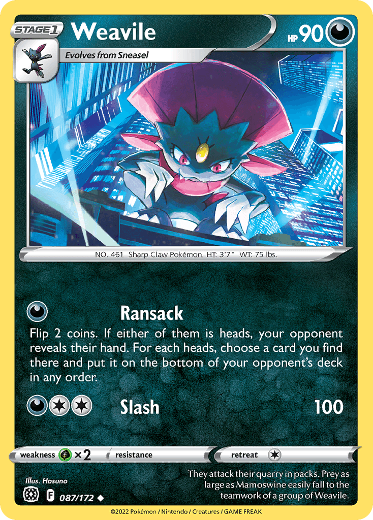 Weavile: Brilliant Stars