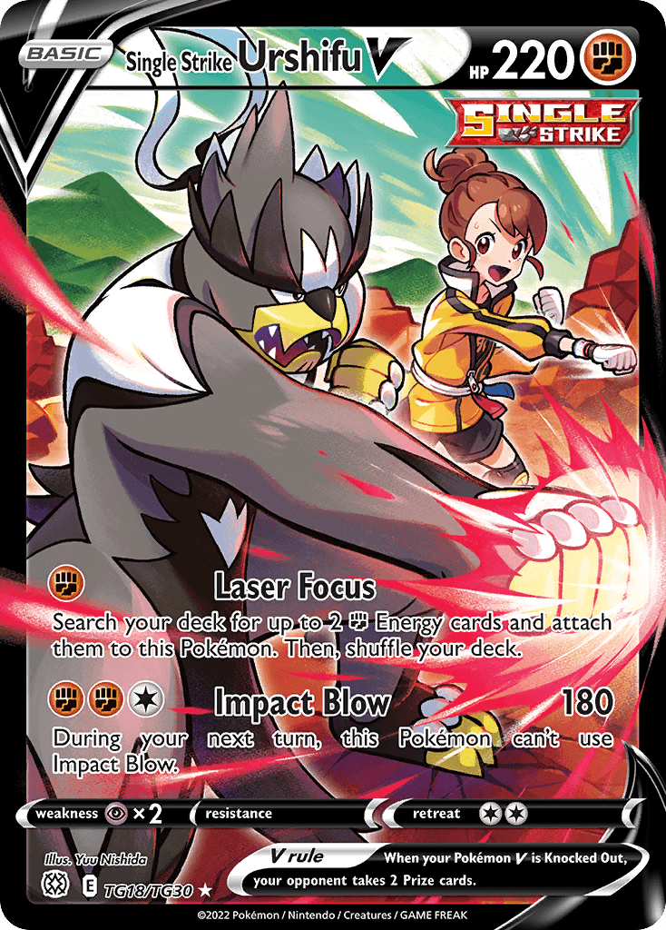Single Strike Urshifu V: Brilliant Stars Trainer Gallery
