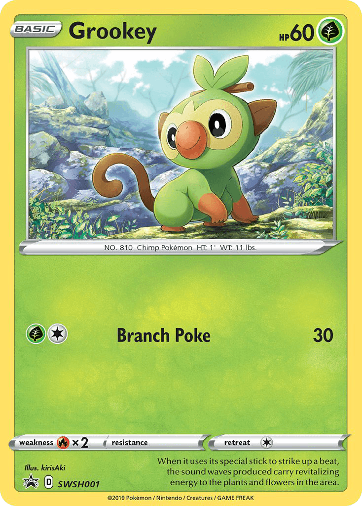 Grookey: SWSH Black Star Promos