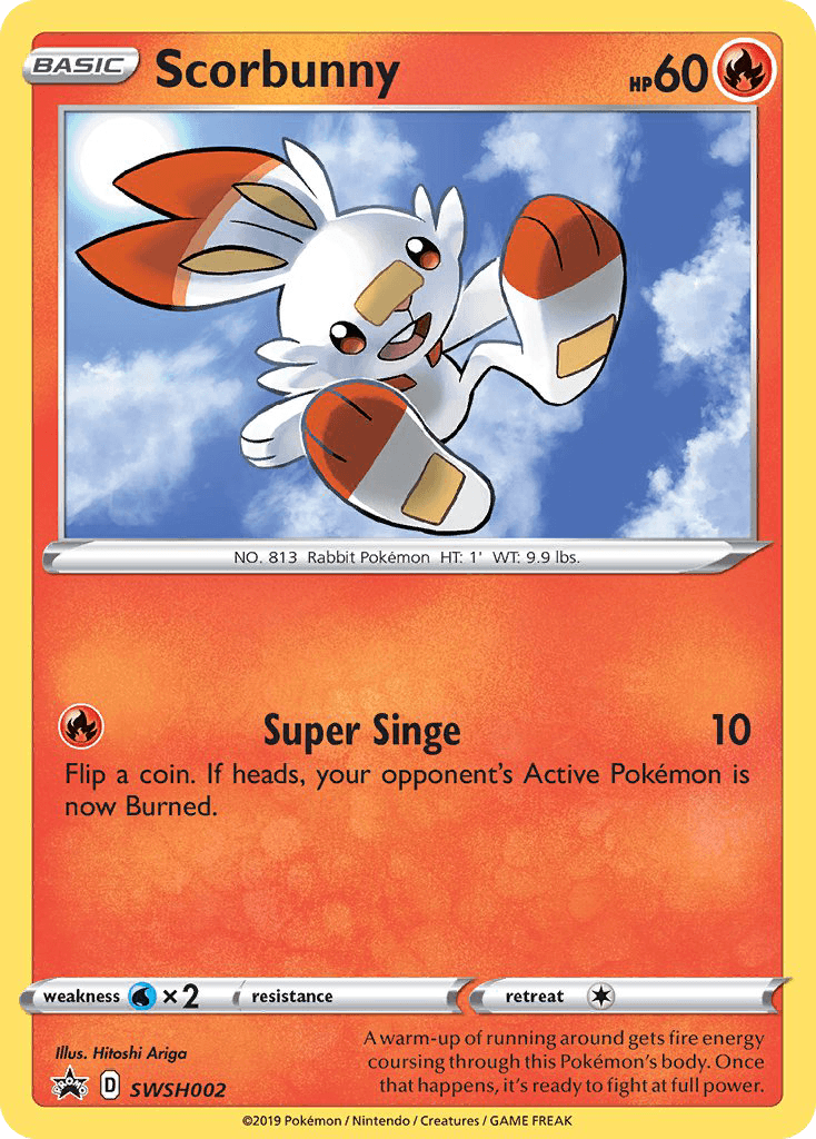 Scorbunny: SWSH Black Star Promos