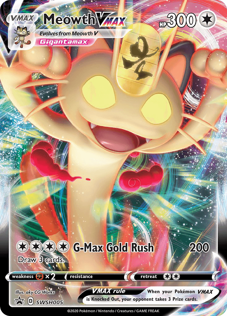 Meowth VMAX: SWSH Black Star Promos