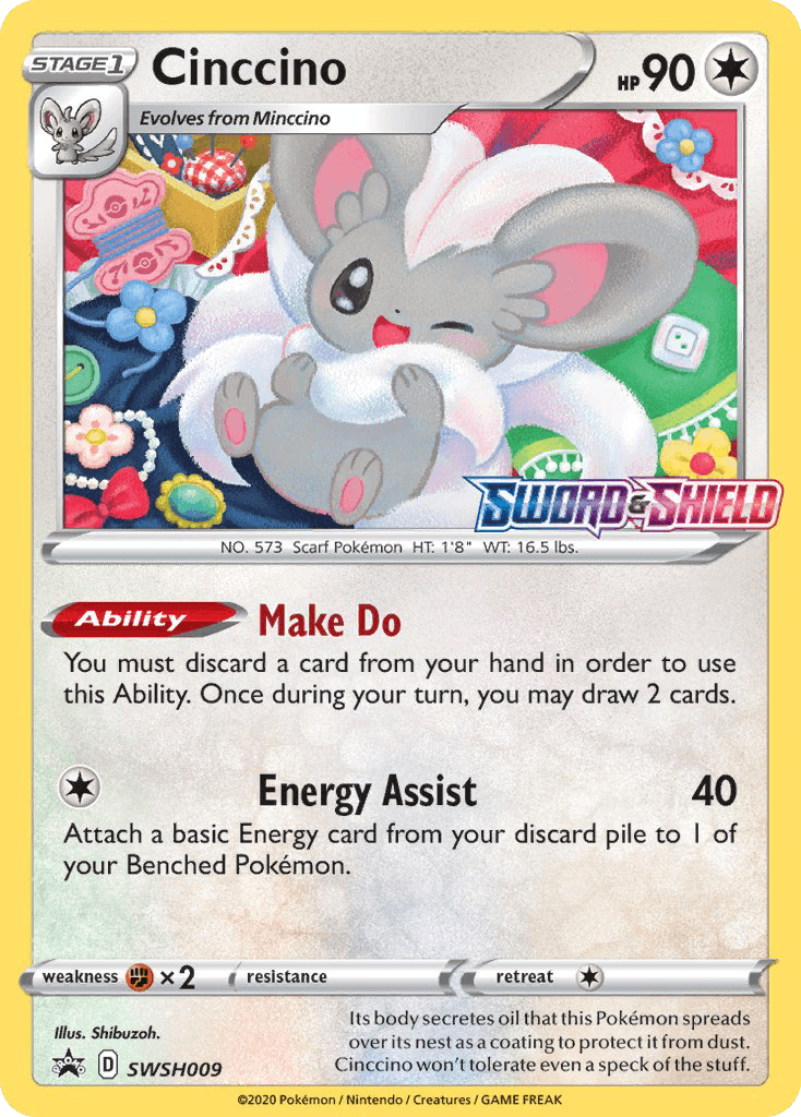 Cinccino: SWSH Black Star Promos
