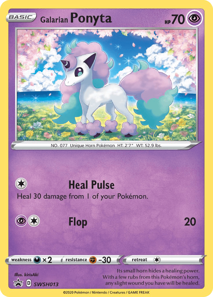 Galarian Ponyta: SWSH Black Star Promos