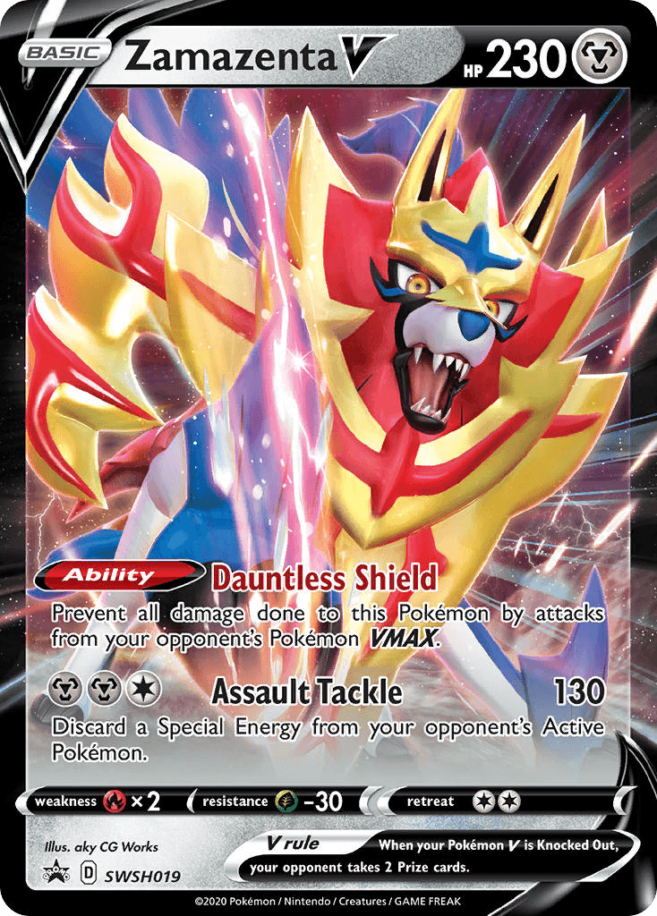 Zamazenta V: SWSH Black Star Promos
