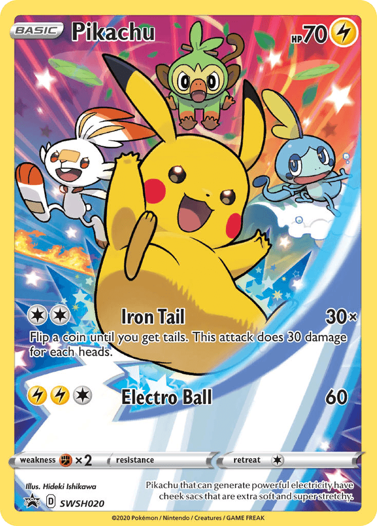 Pikachu: SWSH Black Star Promos