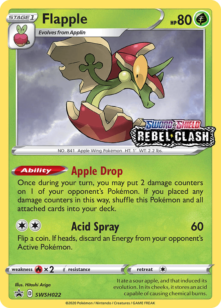 Flapple: SWSH Black Star Promos