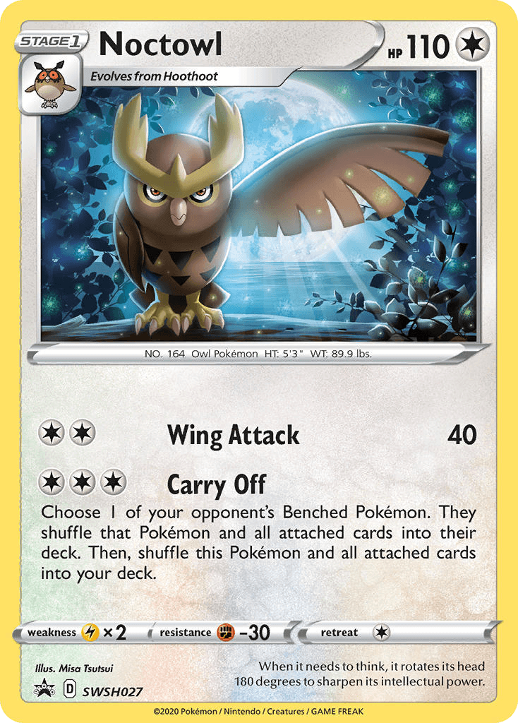 Noctowl: SWSH Black Star Promos