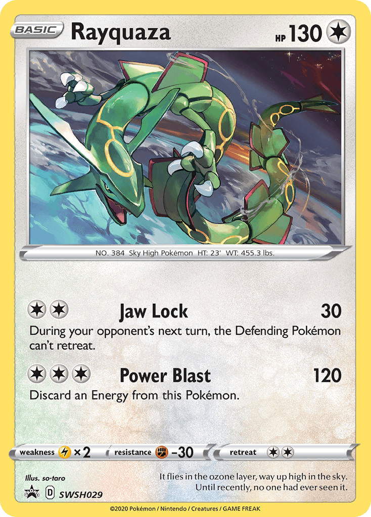 Rayquaza: SWSH Black Star Promos