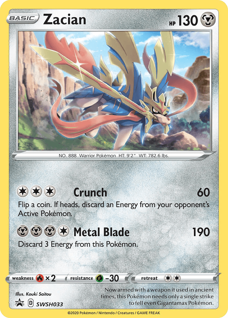 Zacian: SWSH Black Star Promos