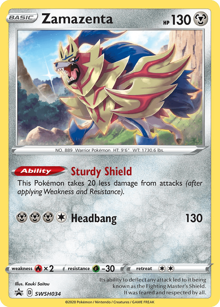 Zamazenta: SWSH Black Star Promos