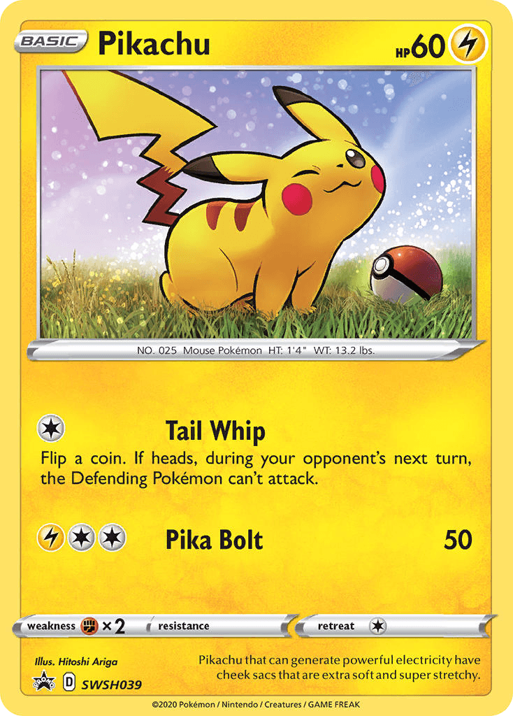 Pikachu: SWSH Black Star Promos