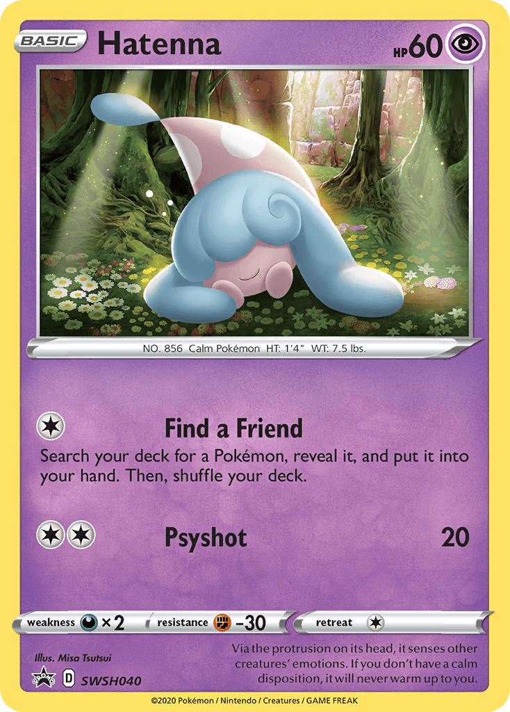 Hatenna: SWSH Black Star Promos