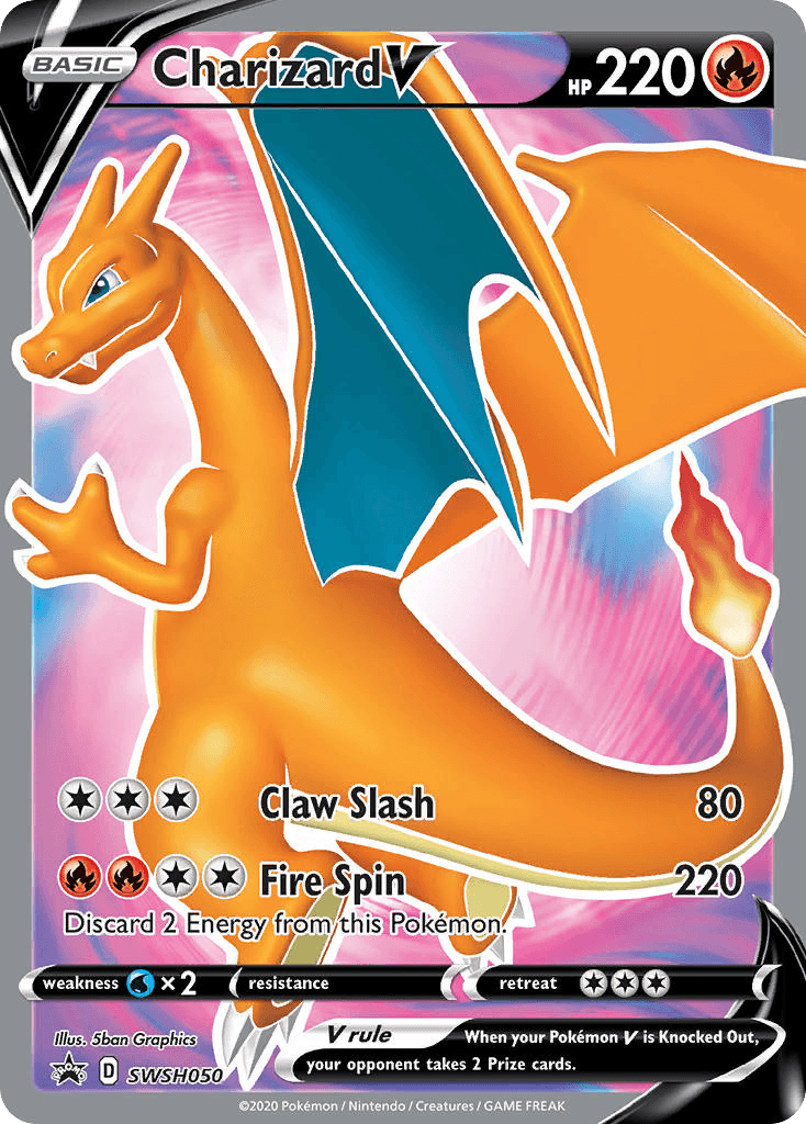 Charizard V: SWSH Black Star Promos