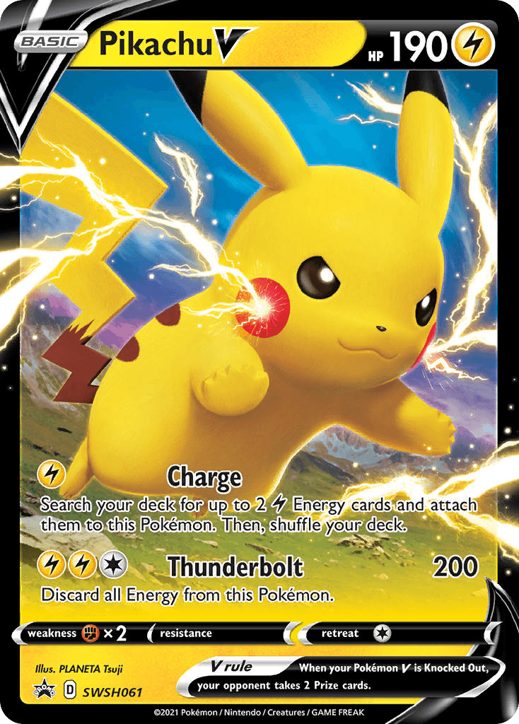 Pikachu V: SWSH Black Star Promos